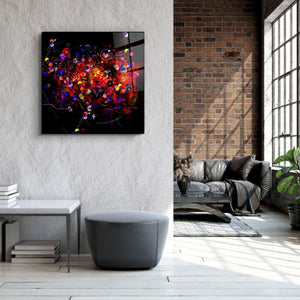 ・"Abstract Colors"・Glass Wall Art - ArtDesigna Glass Printing Wall Art