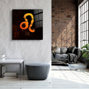 ."Zodiac V2 - Leo". Glass Wall Art - ArtDesigna Glass Printing Wall Art