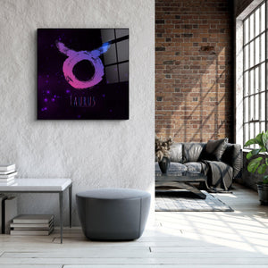 ."Zodiac V2 - Taurus". Glass Wall Art - ArtDesigna Glass Printing Wall Art