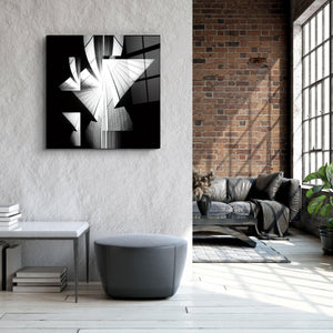 ・"Abstract Building View"・Glass Wall Art - ArtDesigna Glass Printing Wall Art