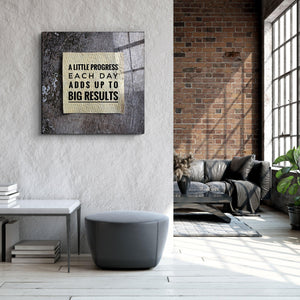 ・"Big Results"・Glass Wall Art - ArtDesigna Glass Printing Wall Art