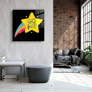 ・"Go For It"・Glass Wall Art - ArtDesigna Glass Printing Wall Art