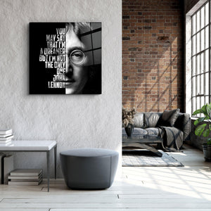 ・"John Lennon"・Designers Collection Glass Wall Art - ArtDesigna Glass Printing Wall Art