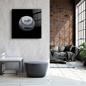 ."Recolored Designs - Baseball". Glass Wall Art - ArtDesigna Glass Printing Wall Art