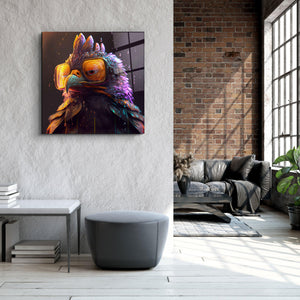 ."Aviator". Secret World Collection Glass Wall Art - ArtDesigna Glass Printing Wall Art