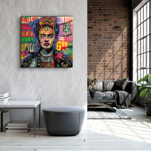."Frida". Designer's Collection Glass Wall Art - ArtDesigna Glass Printing Wall Art