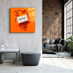 ."Cassette". Designer's Collection Glass Wall Art - ArtDesigna Glass Printing Wall Art