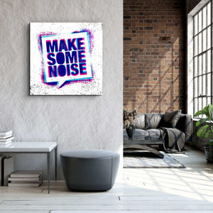 ."Make Some Noise". Designer's Collection Glass Wall Art - ArtDesigna Glass Printing Wall Art