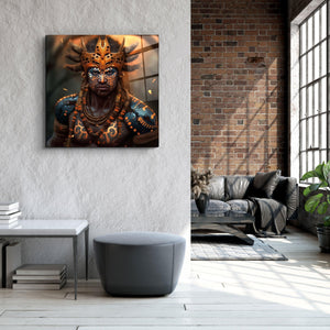 ."Warriors 1". Secret World Collection Glass Wall Art - ArtDesigna Glass Printing Wall Art