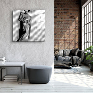 ."Naked Shadows V2". Designers Collection Glass Wall Art - ArtDesigna Glass Printing Wall Art