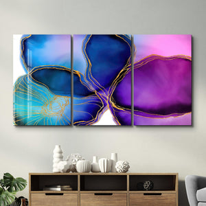 ・Violetta - Trio"・Glass Wall Art - ArtDesigna Glass Printing Wall Art