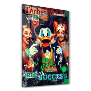 Rich Success Stories by Mr. Pablo Costa – Glass Wall Art