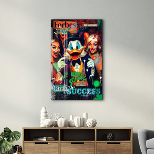 Rich Success Stories by Mr. Pablo Costa – Glass Wall Art