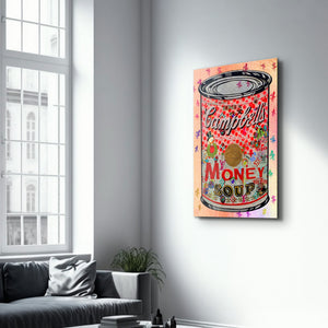 Money Soup by Mr. Pablo Costa – Glass Wall Art