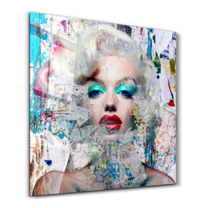 Glass wall art by Artdesigna titled "The World is Yours" featuring vibrant glass design by Mr. Pablo Costa.