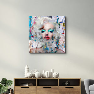 Glass wall art by Artdesigna titled "The World is Yours" featuring vibrant glass design by Mr. Pablo Costa.