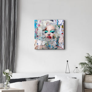 Glass wall art by Artdesigna titled "The World is Yours" featuring vibrant glass design by Mr. Pablo Costa.