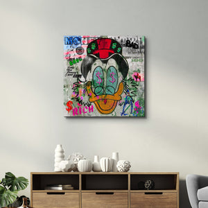 Glass wall art by Artdesigna titled "The World is Yours" featuring vibrant glass design by Mr. Pablo Costa.