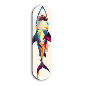 Shark Big | Glass Wall Art - Artdesigna