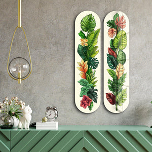 Tropikal Cennet Kaykay | Cam Duvar Tablosu