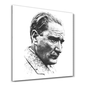 Mustafa Kemal Atatürk I - Cam Duvar Tablosu