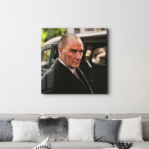 Mustafa Kemal Atatürk II - Cam Duvar Tablosu