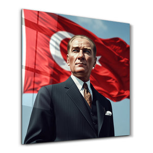 Mustafa Kemal Atatürk XIII - Cam Duvar Tablosu