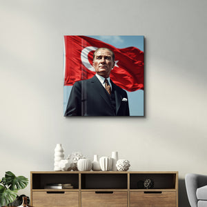 Mustafa Kemal Atatürk XIII - Cam Duvar Tablosu
