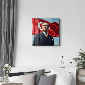 Mustafa Kemal Atatürk XIII - Cam Duvar Tablosu