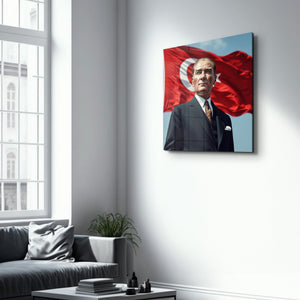 Mustafa Kemal Atatürk XIII - Cam Duvar Tablosu