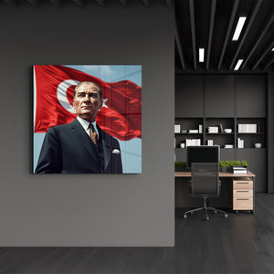 Mustafa Kemal Atatürk XIII - Cam Duvar Tablosu
