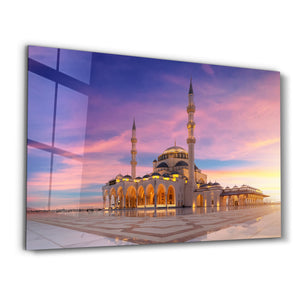 Çarpıcı Sharjah Camii | Cam Duvar Tablosu