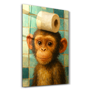 Banyo Hırsızı – Cam Duvar Tablosu