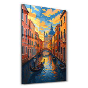 Venedik Işıltısı – HMZ'den Cam Duvar Tablosu