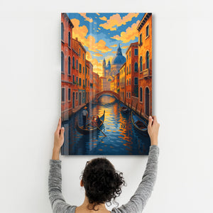 Venedik Işıltısı – HMZ'den Cam Duvar Tablosu