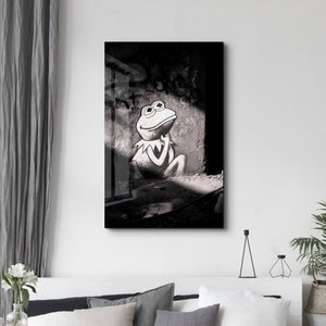 Gölgedeki Kermit – Cam Duvar Tablosu