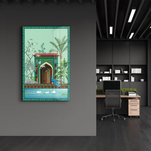 Huzurlu Saray – Cam Duvar Tablosu