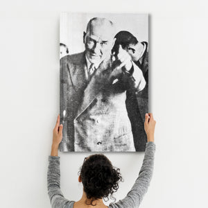 Mustafa Kemal Atatürk V - Cam Duvar Tablosu