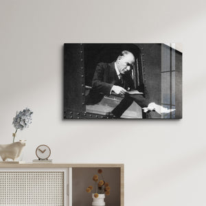 Mustafa Kemal Atatürk - Cam Duvar Tablosu