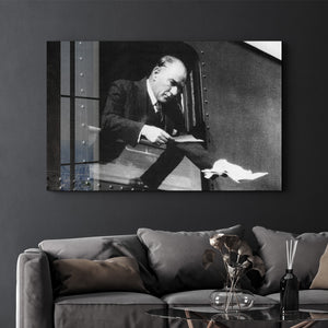 Mustafa Kemal Atatürk - Cam Duvar Tablosu
