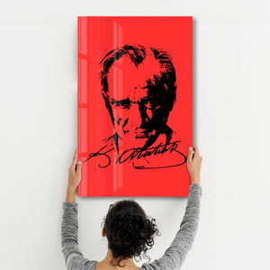 Mustafa Kemal Atatürk VIII - Cam Duvar Tablosu