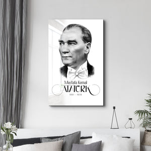 Mustafa Kemal Atatürk XI - Cam Duvar Tablosu