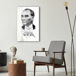Mustafa Kemal Atatürk XI - Cam Duvar Tablosu