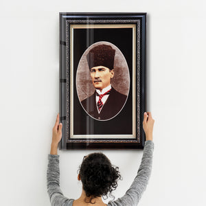 Mustafa Kemal Atatürk XIV - Cam Duvar Tablosu