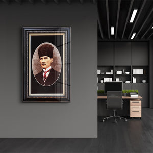 Mustafa Kemal Atatürk XIV - Cam Duvar Tablosu