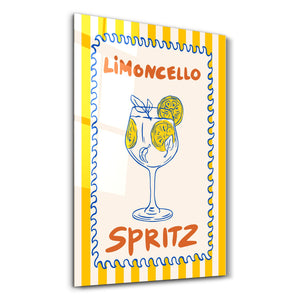 Limoncello Spritz | Cam Duvar Tablosu