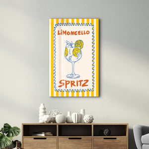 Limoncello Spritz | Cam Duvar Tablosu