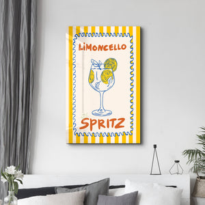 Limoncello Spritz | Cam Duvar Tablosu
