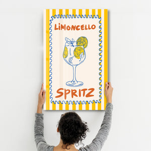 Limoncello Spritz | Cam Duvar Tablosu