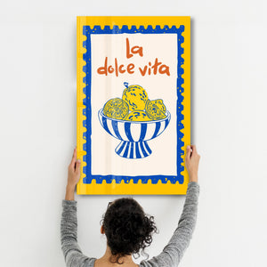 La Dolce Vita | Cam Duvar Tablosu